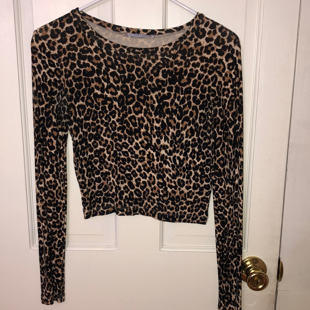 Leopard longsleeve tee